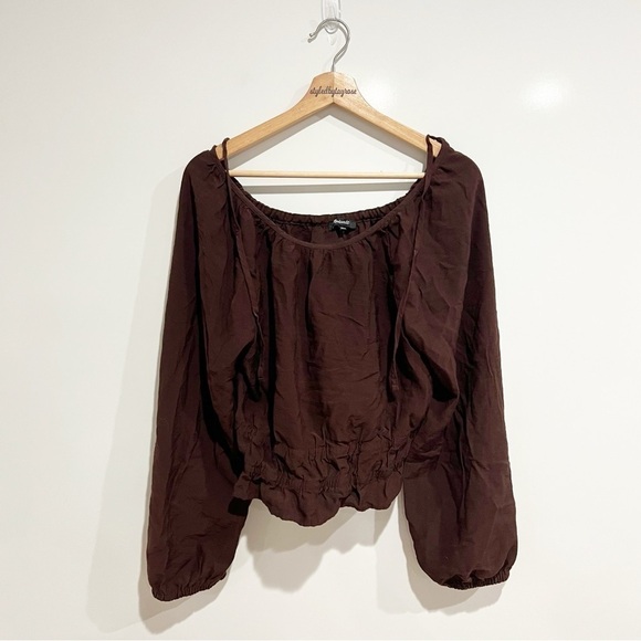 Madewell Twill Tie-Back Cutout Top - Picture 6 of 7